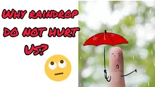 why water droplet do not hurt us but it can attain velocity of bullet?#magan gyan#science fact