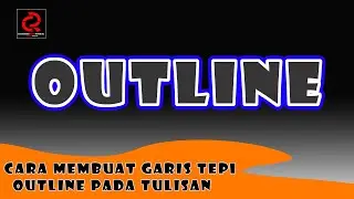 cara membuat garis tepi pada tulisan di photoshop