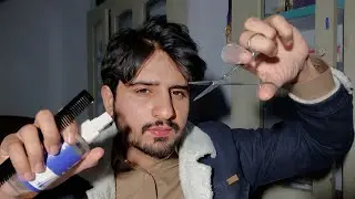 Cut hair no talking ASMR