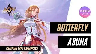 AOV x Sword Art Online (SAO) - Butterfly / Asuna Skin Gameplay