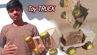 DIY Cardboard Truck with Working DC Motor