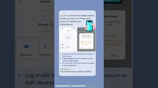 iPhone Screen Sharing Made Easy #iphone #iphone17 #screen #share #remote #solution #tools