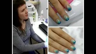 Наш VIPклиент.  Эксклюзивный дизайн ногтей Calgel.