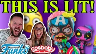 THIS IS LIT! | FUNKO AND COSBABY BLACK LIGHT | DEADPOOL FUNKO POP | CAPTAIN AMERICA MARVEL ZOMBIES