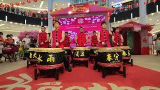 24 festive drums - AEON TEBRAU CITY - CNY PERFORMANCE