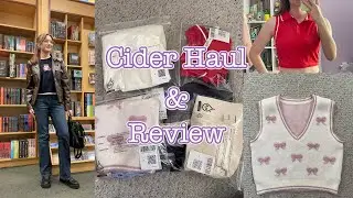 CIDER HAUL | Try-On Haul + Review {winter clothes + activewear}