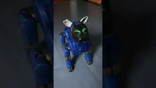 Entertainment Robot Dog Sony AIBO ERS-210 custom blue metalic