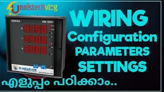 Multi Function Meter Setting || El measure om1300 || digital meter setting || CT RATIO SETTING
