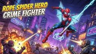 &ldquo;Rope Spider Hero Crime Fighter  Epic Mobile Gameplay & Crime Fighting Action!&rdquo;