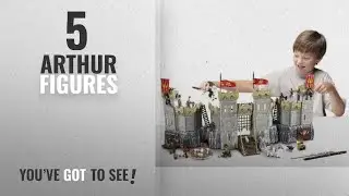 Top 10 Arthur Figures [2018]: Mega Bloks Legends of King Arthur 96121 - Battle Action Castle with