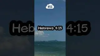 A Bible verse about Jesus Christ ✝️ Hebrews 4:15