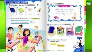 Everybody up 1 - Unit 1 - First day - Lesson 2 - School supplies