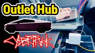 확장 멀티 콘센트 USB 사이버트럭 센터 콘솔 Cybertruck