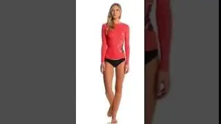Roxy Women's Aloha L/S Rashguard | SwimOutlet.com