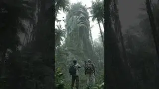 Explorer Discovers 60-Foot Statue Covered in Vines
