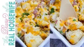 Baked Cheesy Ranch Potatoes | The Diary of a Real Housewife
