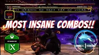MK1 most INSANE Ghostface COMBOS + Fatal Blow!! Kombo Challenges gameplay