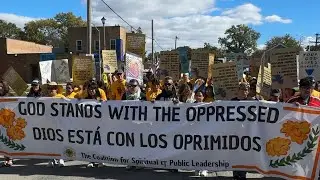 Priest demands to be let into detention center to bless those being held by ICE