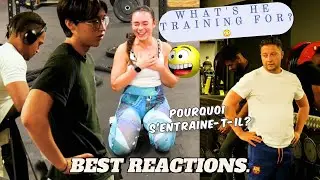 TRAINING For The ATTENTION , OLYMPICS ? 🙄 gym PRANK...The Lyon Black