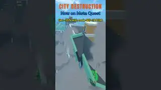 City Destruction - The city is yours ! #promo #gaming #quest #vrgames #metaquestgames