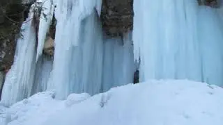 Ice Curtains Sand Point Pictured Rocks National Lake Shore.