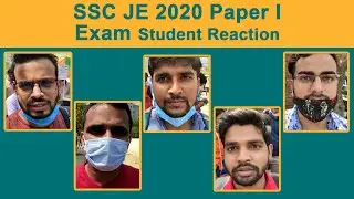 SSC JE 2020 Exam Analysis and Student Reaction Video