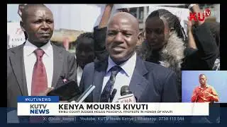 Chief Justice Martha Koome leads the judicial fraternity in mourning Kivuti