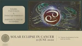 JUNE 2020 COSMIC WEATHER | ASTROLOGY OF THE SOLSTICE SOLAR ECLIPSE IN CANCER