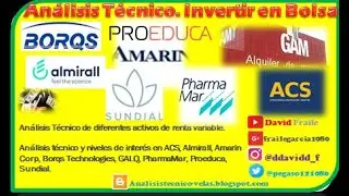 An&aacute;lisis Pharmamar, Almirall, ACS, GALQ, Proeduca, Sundial, Amarin, Borqs. Invertir en Bolsa