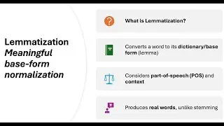 Lemmatization