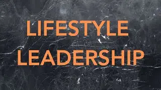 Lifestyle Leadership - Full Series - Dudley Daniel.  #Dudleydaniel #ncmiglobal #jesus