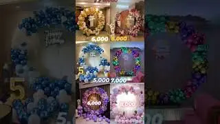 Stunning Balloon Arch Decoration Birthday decoration Anniversary decoration