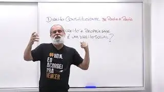 Direito de propriedade &eacute; um direito social? Daniel Sena