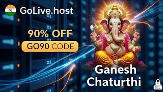 GO90 Coupon: 90% OFF GoLive Web Hosting in India (Limited Time Offer)