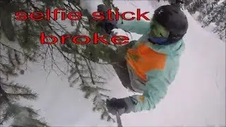 what it looks like to break a gopro selfie stick