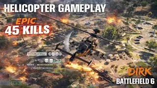Air Dominance!! (BF6) Helicopter Gameplay.
