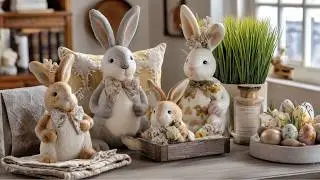 Spring Is Coming 🌸 Cozy Shabby Chic Easter Farmhouse Decor Ideas for a Warm, Inviting Home