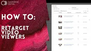 Facebook Ads Tutorial: How to retarget people who watch your videos