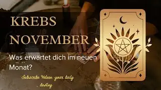Viele Menschen denken an dich! KREBS NOVEMBER 2025