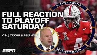FULL REACTION: Ohio State, Texas & Penn State advance to CFP Quarterfinals 😤 | SC with SVP