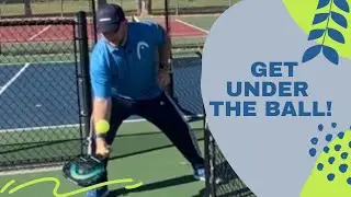 Stop Hitting The Ball Into The Net! Get Under The Ball