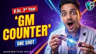 GM Counter | Geiger Muller Counter | B.Sc. Nuclear and Particle Physics | Exam Notes