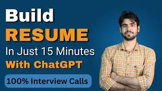 How to get your Resume Shortlisted | Create Resume in 15 mins for any Job Description