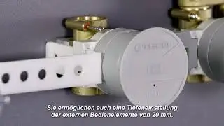 ULTRA - Unterputz-absperrventil wandb&uuml;ndig