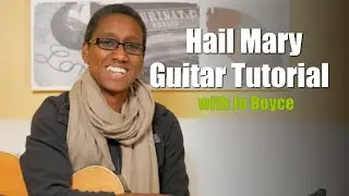 CJM MUSIC // Hail Mary guitar tutorial with Jo Boyce