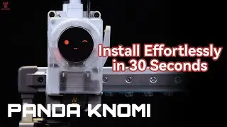 Snap Panda Knomi onto A1 series machine with zero fuss in just 30 seconds!