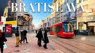 БРАТИСЛАВА Словакия 4K 🇸🇰 | От центра города до прекрасного Старого города 🏰