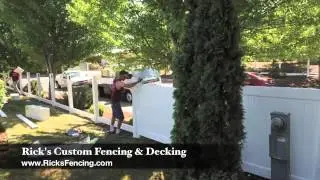 Rick's Custom Fencing & Decking Fence Timelapse