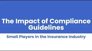 The Impact of Compliance Guidelines on Small Players in the Insurance Industry