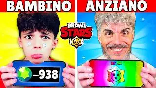 BAMBINO vs ANZIANO su BRAWL STARS!👶🏻🆚👴🏻CHI è IL PIÙ FORTUNATO?